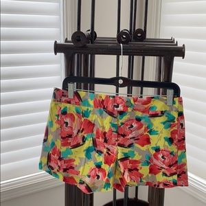 J Crew shorts colorful bright sz 4